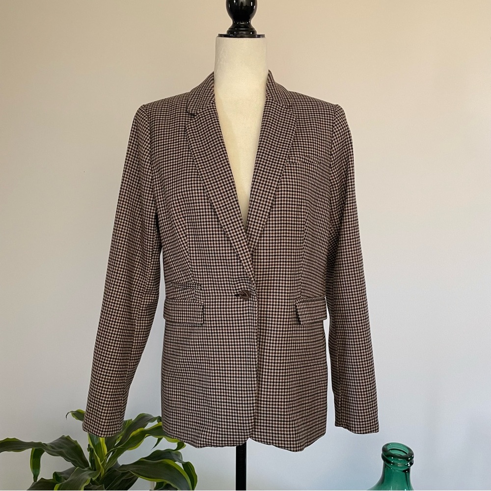 H&M Houndstooth blazer - Sz 12